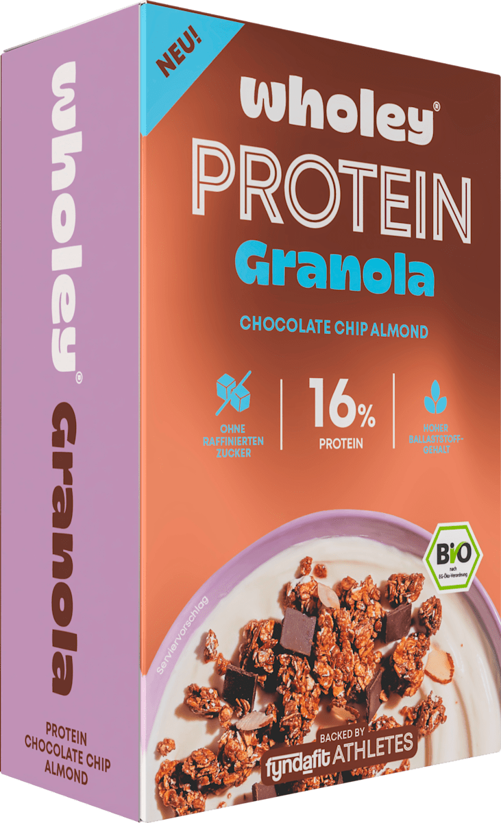 Wholey Protein Granola Chocolate Chip Almond, 300 g