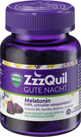 Wick ZzzQuil Gute Nacht Weichgummis 30 Stück, 90 g