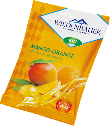 Bonbon, Mango-Orange, gefüllt, 75 g
