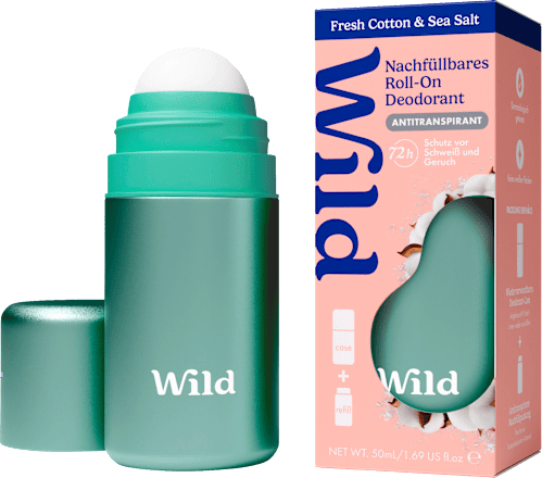 Antitranspirant Deo Roll-on Fresh Cotton & Sea Salt + Nachfüllpack, 50 ml
