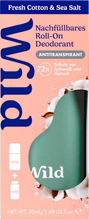 Antitranspirant Deo Roll-on Fresh Cotton & Sea Salt + Nachfüllpack, 50 ml