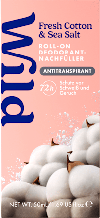 Antitranspirant Deo Roll-on Fresh Cotton & Sea Salt Nachfüllpack, 50 ml