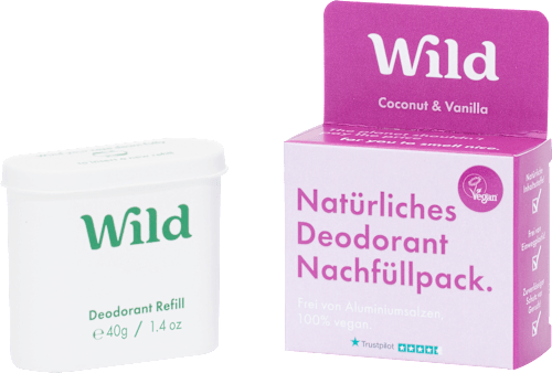 Deodorant Stick Kokos &amp; Vanille Navulverpakking, 40 g