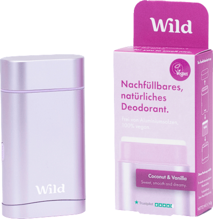 Deodorant Stick Kokos &amp; Vanille + Navulverpakking, 40 g