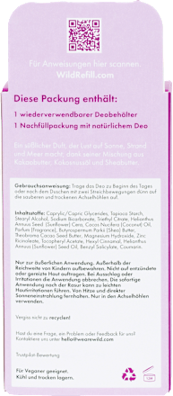 Deodorant Stick Kokos &amp; Vanille + Navulverpakking, 40 g