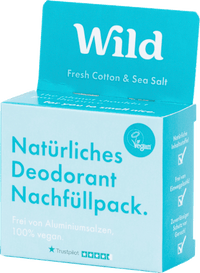 Deodorant stick Fresh Cotton &amp; Sea Salt navulverpakking, 40 g
