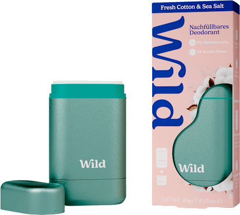 Deostick Fresh Cotton & Sea Salt + Nachfüllpack, 40 g