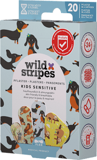 Geschenkset Pflaster Kinder Wild Stripes Cute Animals, 20 St