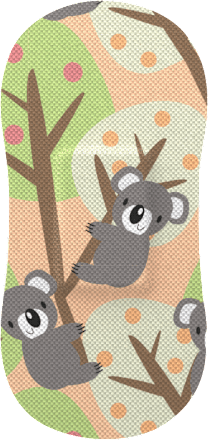 Geschenkset Pflaster Kinder Wild Stripes Cute Animals, 20 St