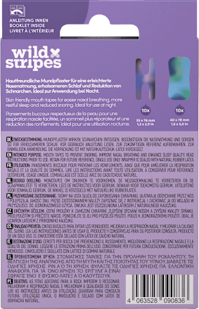 Wild Stripes Mouth Patch, 20 St