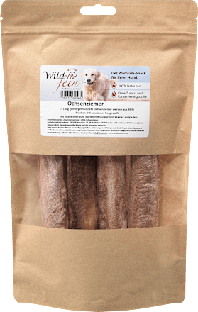 Kausnack Hund Ochsenziemer gefriergetrocknet, 150 g