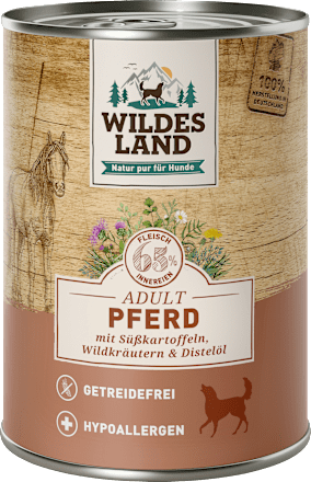 Nat hondenvoer met paard &amp; zoete aardappel, 400 g