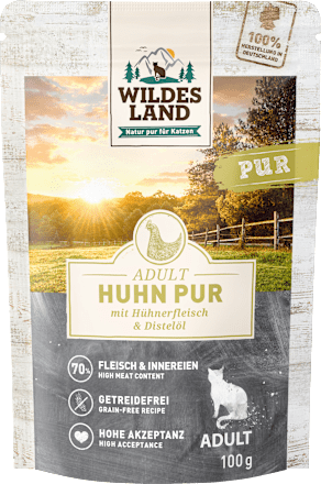 Nat kattenvoer puur kip, 100 g