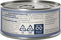 Wildes Land Nassfutter Katze Thunfisch Filet pur, 80 g