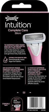 Bikini Trimmer, Intuition Complete Care Bikini, 1 St