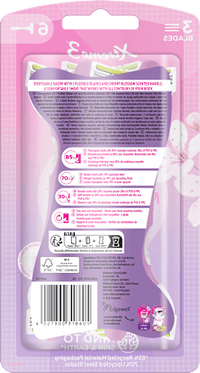 Einwegrasierer, Xtreme 3, Cherry Blossom, 6 St