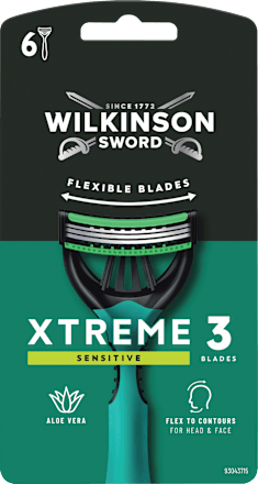 Einwegrasierer, Xtreme 3 Sensitive Comfort Flexible, 6 St