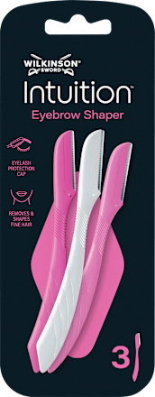 Gesichtshaarentferner, Intuition Perfect Finish Eyebrow Shaper, 3 St