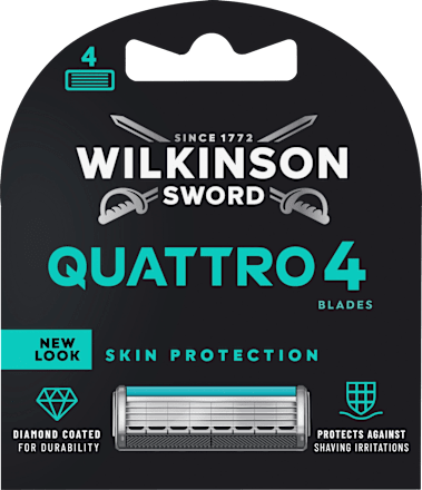 Quattro Titanium Sensitive Rasierklingen, 4 St