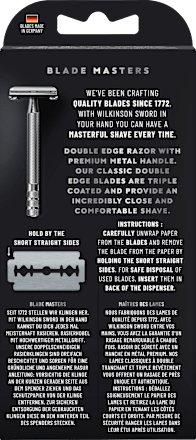 Rasierhobel, Barber´s Style The Edger mit Ersatzklingen, 1 St