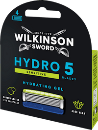 Scheermesjes, Hydro 5 Sensitive, 4 stuks