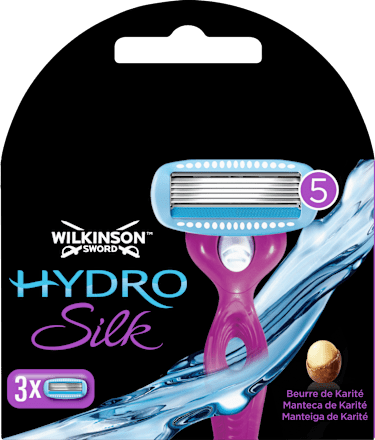 Scheermesjes, Hydro Silk, 3 stuks