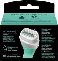 Rasierklingen, Intuition 2in1 Soap & Shave Sensitive, 4 St