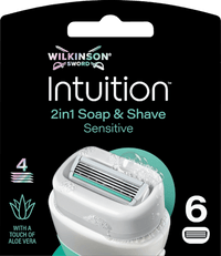 Rasierklingen, Intuition 2in1 Soap & Shave Sensitive, 6 St