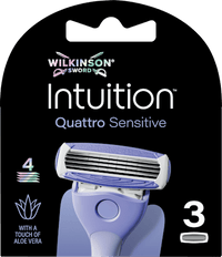 Rasierklingen, Intuition Quattro Sensitive, 3 St