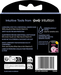 Rasierklingen, Intuition Quattro Sensitive, 6 St
