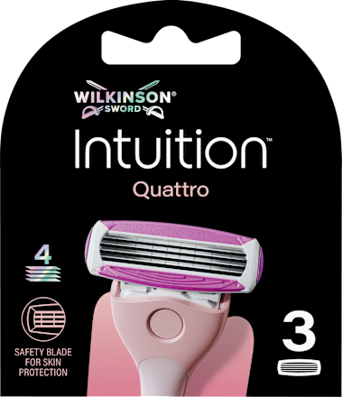 Rasierklingen, Intuition Quattro, 3 St