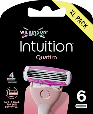 Rasierklingen, Intuition Quattro, 6 St