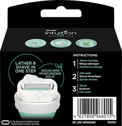 Rasierklingen, Intuition Sensitive Care, 3 St WILKINSON SWORD