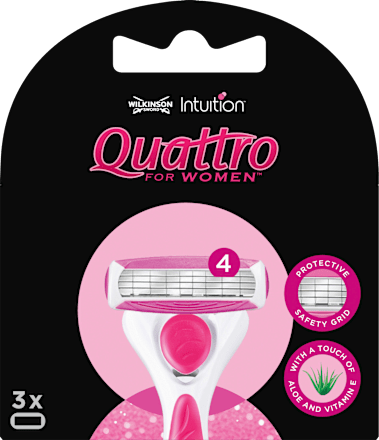 Rasierklingen, Quattro for women, 3 St WILKINSON SWORD