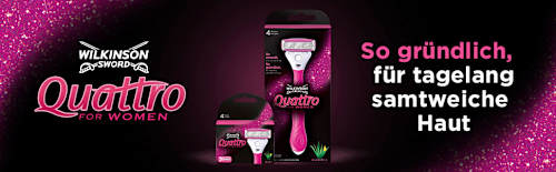 Rasierklingen, Quattro for women, 6 St WILKINSON SWORD