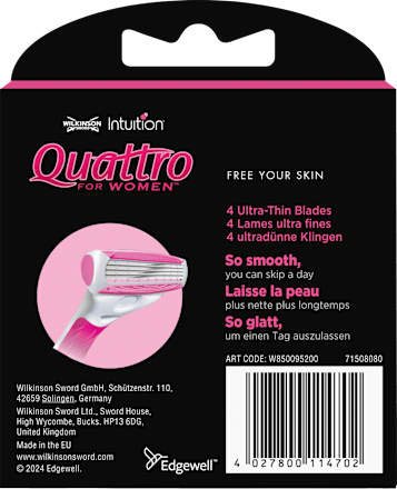 Rasierklingen, Quattro for women, 6 St WILKINSON SWORD