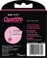 Rasierklingen, Quattro for women, 6 St WILKINSON SWORD