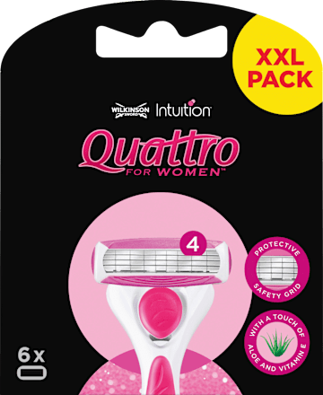 Rasierklingen, Quattro for women, 6 St WILKINSON SWORD