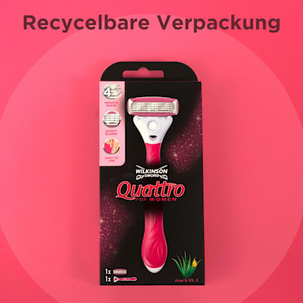 Rasierklingen, Quattro for women, 3 St WILKINSON SWORD