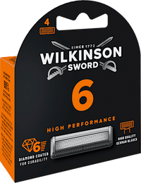 Scheermesjes, Wilkinson 6, 4 stuks