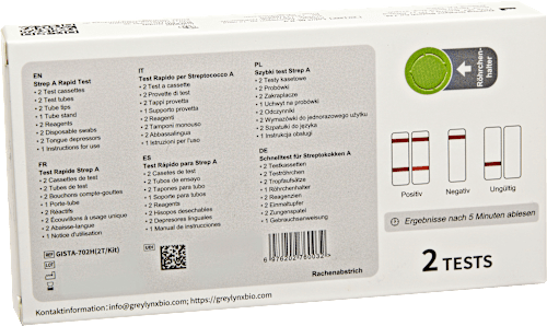 Streptokokken Selbsttest, 2 St
