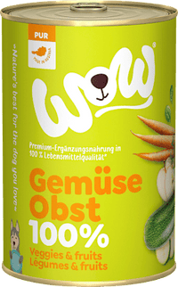 Nat hondenvoer 100% groenten &amp; fruit, 400 g