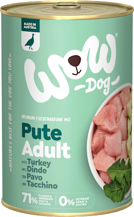 Nat hondenvoer met kalkoen &amp; courgette, volwassen, 400 g