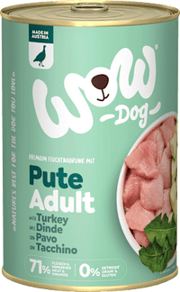 Nat hondenvoer met kalkoen &amp; courgette, volwassen, 400 g