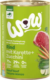 Nat hondenvoer met rundvlees &amp; wortel, volwassen, 400 g