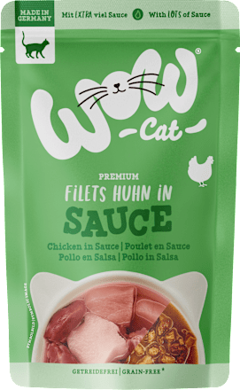 Nat kattenvoer kip in saus, 85 g