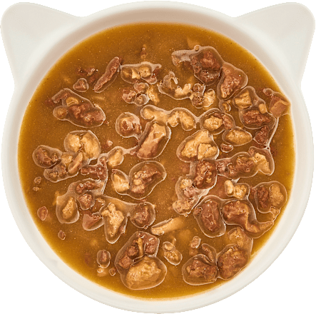 Nat kattenvoer kip in saus, 85 g