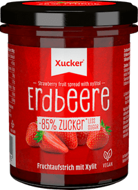 Fruchtaufstrich, Erdbeere mit Xylit, 220 g