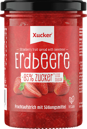 Fruchtaufstrich, Erdbeere mit Xylit, 220 g