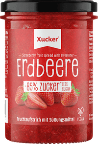 Fruchtaufstrich, Erdbeere mit Xylit, 220 g